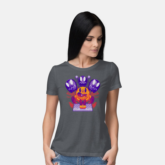 Pacman Ouija-Womens-Basic-Tee-Samuel