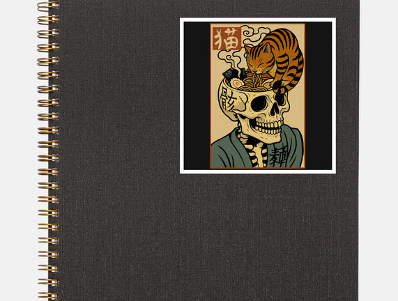 Skull Noodles And Cat Uikioe