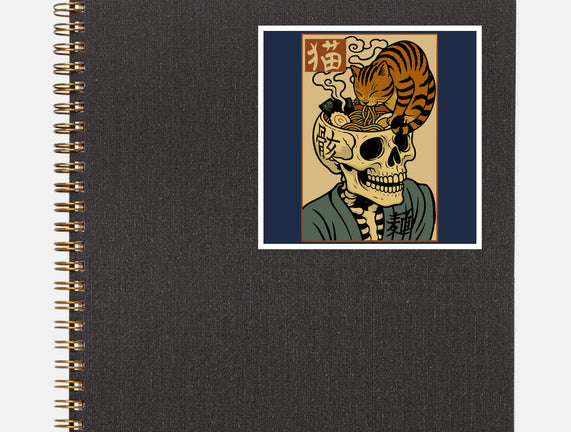 Skull Noodles And Cat Uikioe