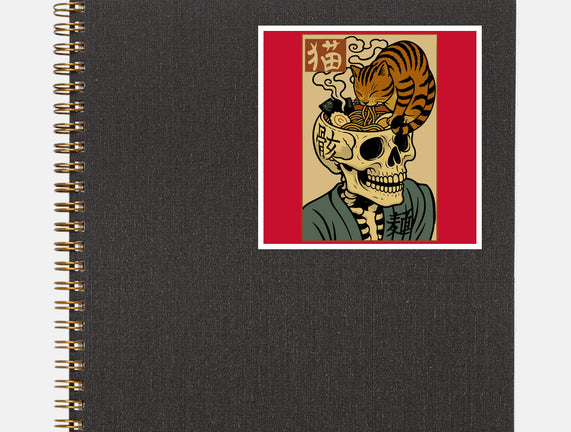 Skull Noodles And Cat Uikioe