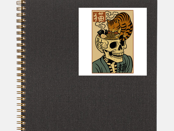 Skull Noodles And Cat Uikioe