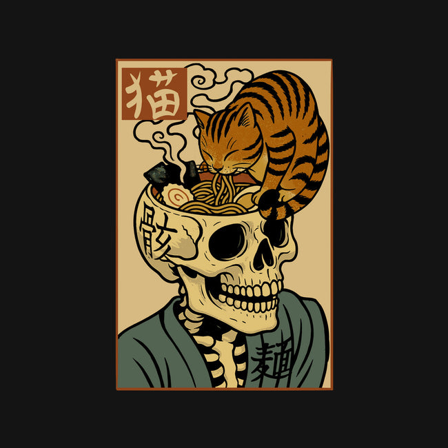 Skull Noodles And Cat Uikioe-Unisex-Crew Neck-Sweatshirt-fanfabio