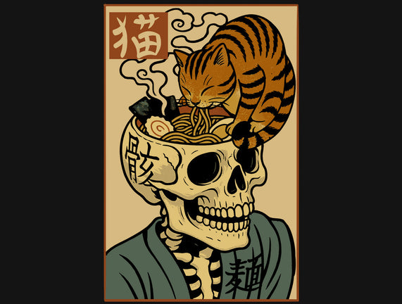 Skull Noodles And Cat Uikioe