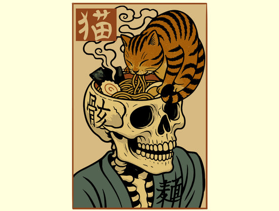 Skull Noodles And Cat Uikioe