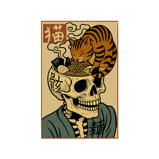 Skull Noodles And Cat Uikioe-Unisex-Crew Neck-Sweatshirt-fanfabio