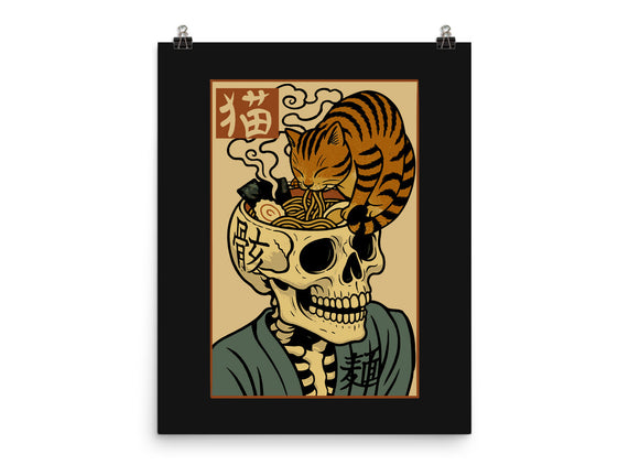 Skull Noodles And Cat Uikioe