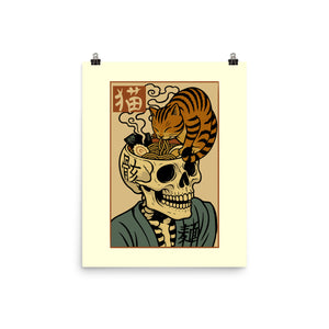 Skull Noodles And Cat Uikioe