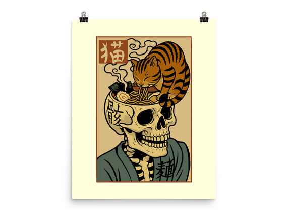 Skull Noodles And Cat Uikioe