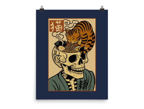 Skull Noodles And Cat Uikioe