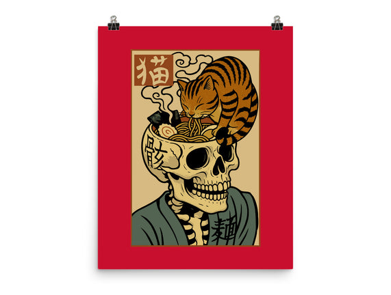 Skull Noodles And Cat Uikioe