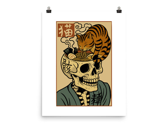 Skull Noodles And Cat Uikioe