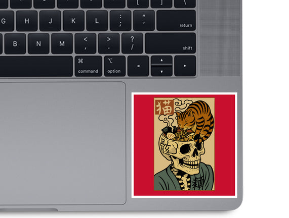 Skull Noodles And Cat Uikioe