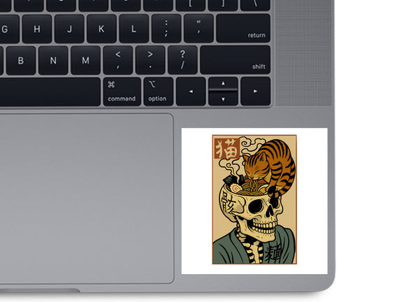 Skull Noodles And Cat Uikioe