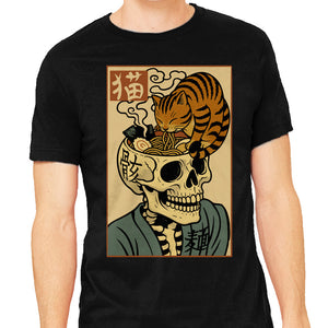 Skull Noodles And Cat Uikioe