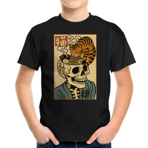 Skull Noodles And Cat Uikioe