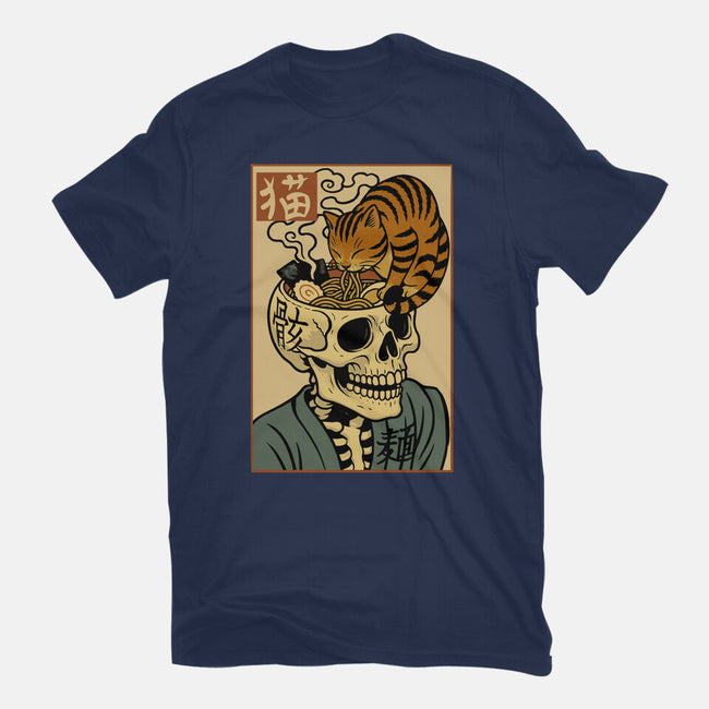 Skull Noodles And Cat Uikioe-Mens-Basic-Tee-fanfabio