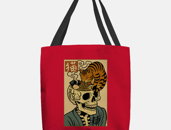 Skull Noodles And Cat Uikioe