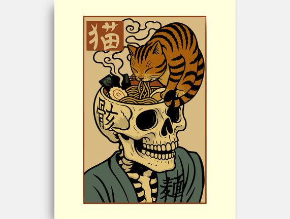 Skull Noodles And Cat Uikioe