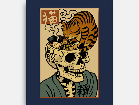 Skull Noodles And Cat Uikioe