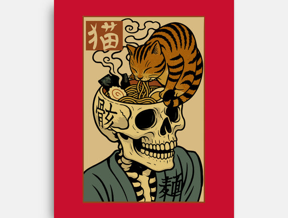 Skull Noodles And Cat Uikioe