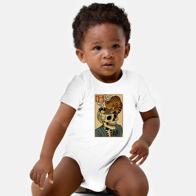 Skull Noodles And Cat Uikioe-Baby-Basic-Onesie-fanfabio