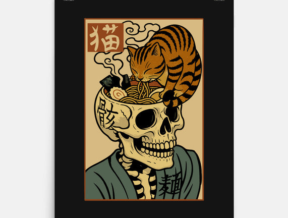 Skull Noodles And Cat Uikioe