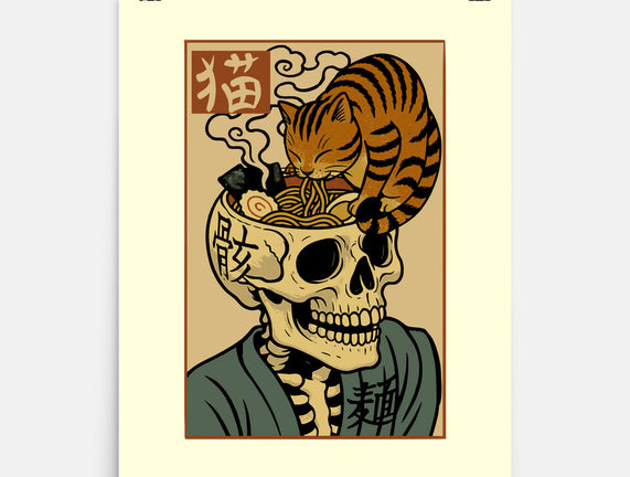 Skull Noodles And Cat Uikioe