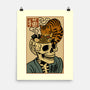 Skull Noodles And Cat Uikioe-None-Matte-Poster-fanfabio