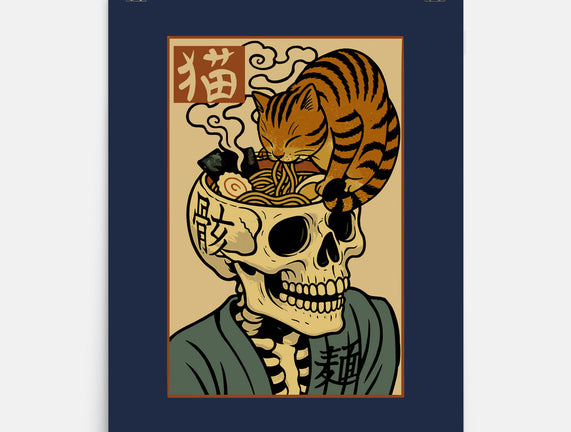 Skull Noodles And Cat Uikioe