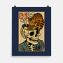 Skull Noodles And Cat Uikioe-None-Matte-Poster-fanfabio