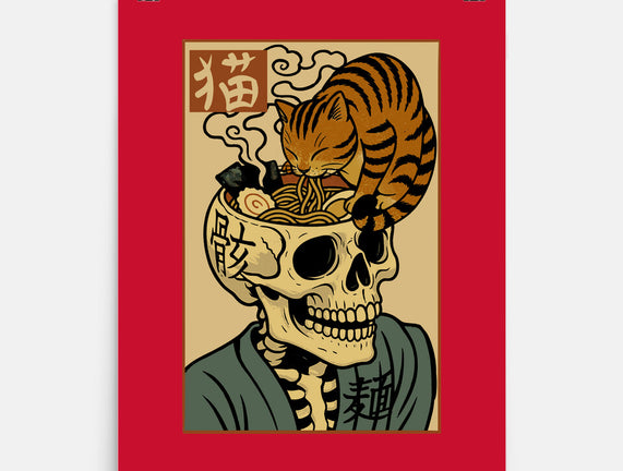 Skull Noodles And Cat Uikioe