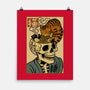 Skull Noodles And Cat Uikioe-None-Matte-Poster-fanfabio