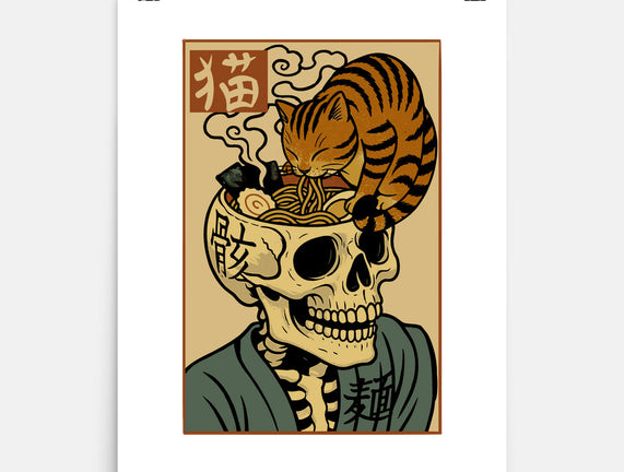 Skull Noodles And Cat Uikioe