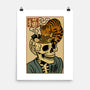 Skull Noodles And Cat Uikioe-None-Matte-Poster-fanfabio