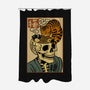 Skull Noodles And Cat Uikioe-None-Polyester-Shower Curtain-fanfabio