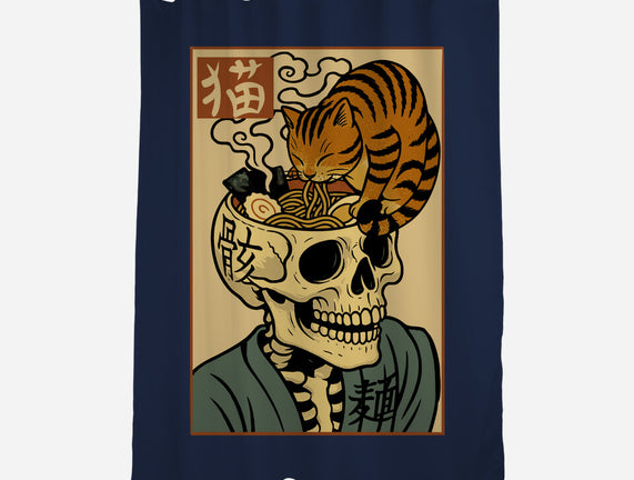 Skull Noodles And Cat Uikioe