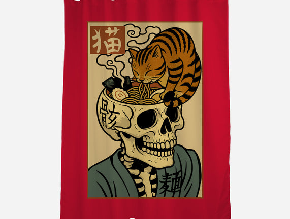 Skull Noodles And Cat Uikioe