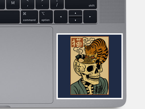Skull Noodles And Cat Uikioe