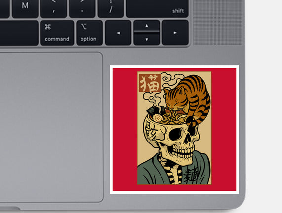 Skull Noodles And Cat Uikioe