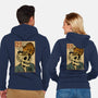 Skull Noodles And Cat Uikioe-Unisex-Zip-Up-Sweatshirt-fanfabio