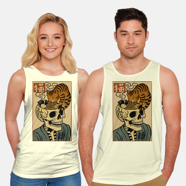 Skull Noodles And Cat Uikioe-Unisex-Basic-Tank-fanfabio