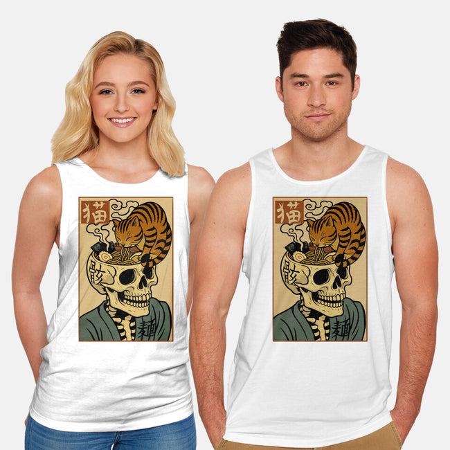 Skull Noodles And Cat Uikioe-Unisex-Basic-Tank-fanfabio