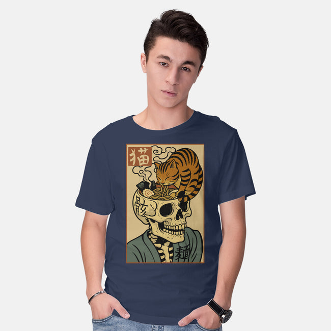Skull Noodles And Cat Uikioe-Mens-Basic-Tee-fanfabio