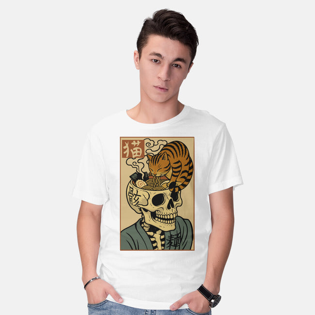 Skull Noodles And Cat Uikioe-Mens-Basic-Tee-fanfabio