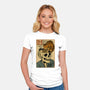 Skull Noodles And Cat Uikioe-Womens-Fitted-Tee-fanfabio
