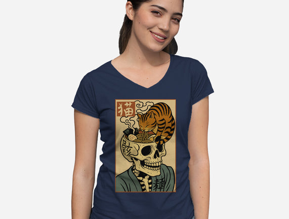 Skull Noodles And Cat Uikioe