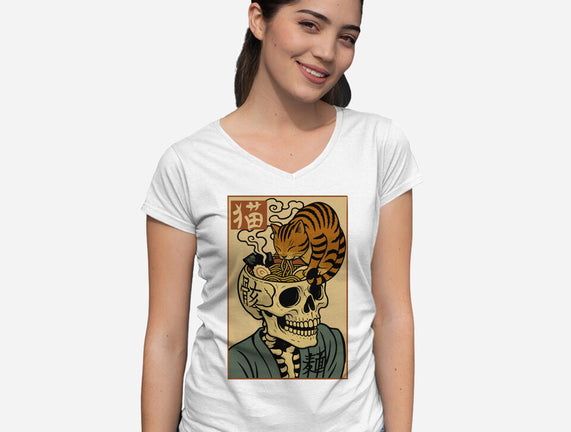 Skull Noodles And Cat Uikioe