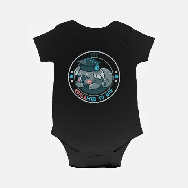 Koalafied To Nap-Baby-Basic-Onesie-TechraNova