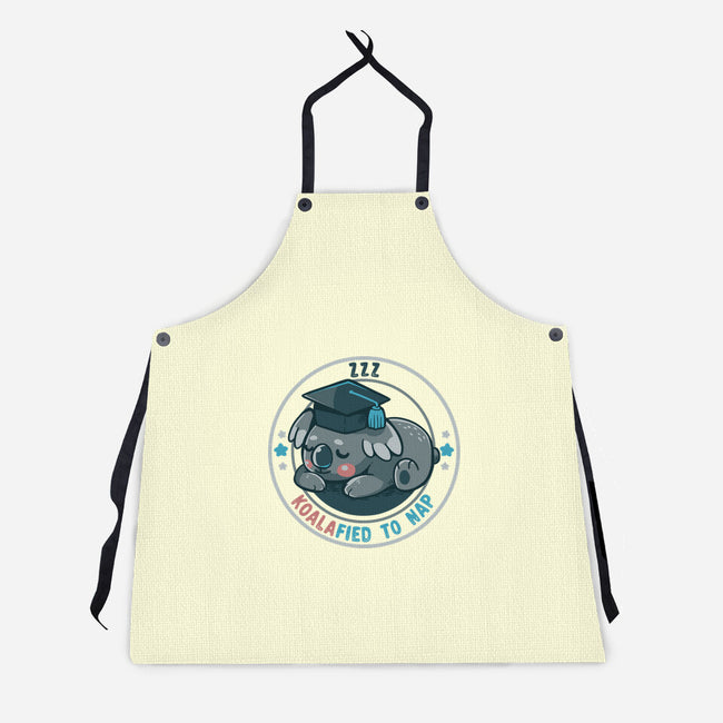 Koalafied To Nap-Unisex-Kitchen-Apron-TechraNova