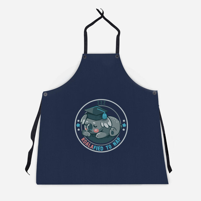 Koalafied To Nap-Unisex-Kitchen-Apron-TechraNova